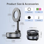 Thetree  360 Magnetic Car Phone Holder – Vacuum Adsorption Suction Cup Mount