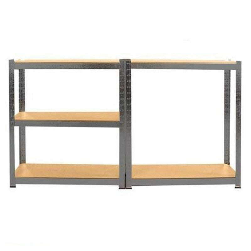 4x Metal 5 Tier Garage Shelving Unit Racking Storage Shelves 180x90x40cm Heavy Duty Storage Rack