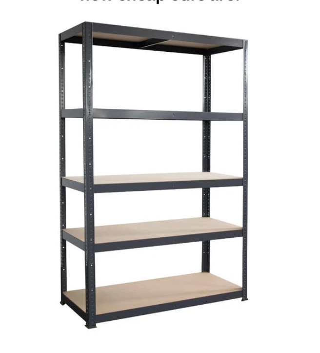 180x120x60cm Garage Shelving Units Single Bay 5 Tier Shelf Unit