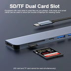 USB-C Hub 6-in-1 4K HDMI Adapter with USB 3.0 & PD Fast Charging