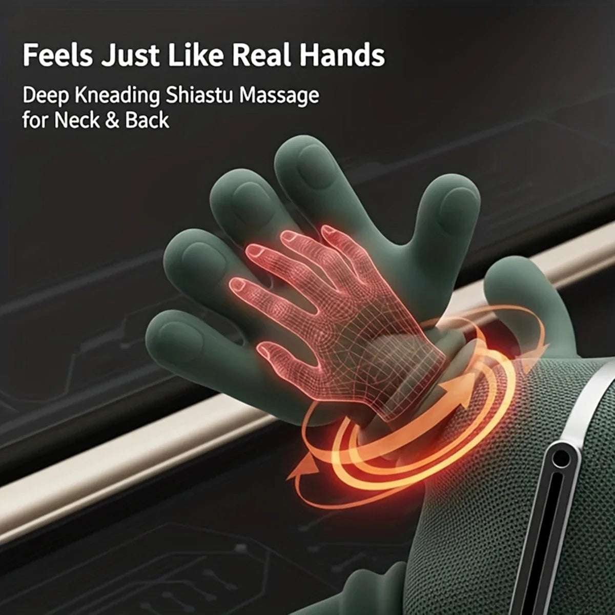 Bionic Finger Wireless Neck & Shoulder Kneading Massager