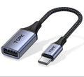TOPK USB-C to USB-A OTG Adapter Cable – Type-C Male to USB 3.0 Female Converter for MacBook, Samsung & More