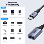 TOPK USB-C to USB-A OTG Adapter Cable – Type-C Male to USB 3.0 Female Converter for MacBook, Samsung & More