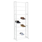 10 Tier Shoe Rack Stand Footwear Organiser Storage Metal Shelf 30 Pairs Unit