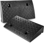 2pcs 50cm Heavy Duty Kerb Door Ramps Wheelchair Mobility Scooter Access Ramp