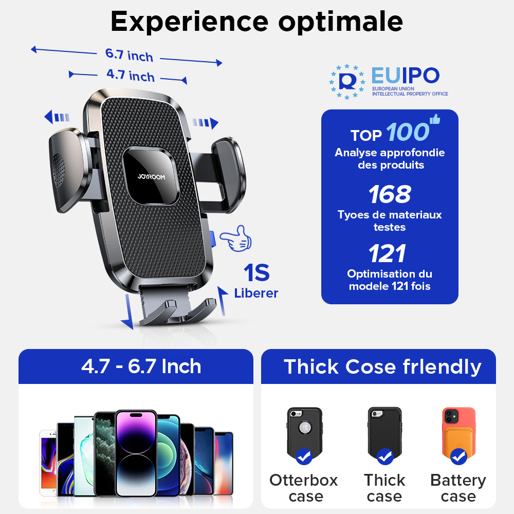 Joyroom JR-ZS259 Car Phone Holder | 360° Universal Phone Mount