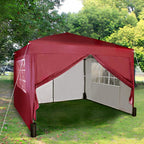 3x3m Pop up Heavy Duty Gazebo With Sides And Weight bags