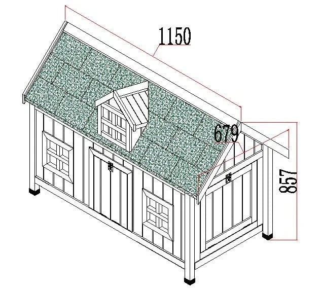 NATURAL BARN COOP RUN HEN HOUSE POULTRY ARK HOME NEST BOX COOPS RABBIT HUTCH