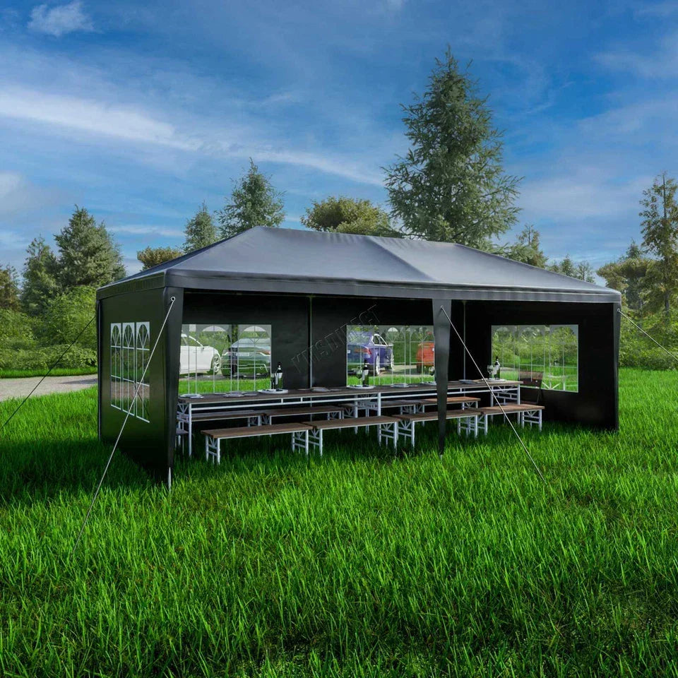 3x6m Garden PE Gazebo Party Wedding Camping