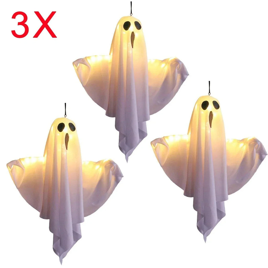 3X Halloween Decoration LED Light Ghost Outdoor Garden Party Home Hanging Props