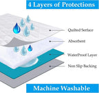 Extra Deep Quilted Water proof Mattress Protector Fitted Bed Cover