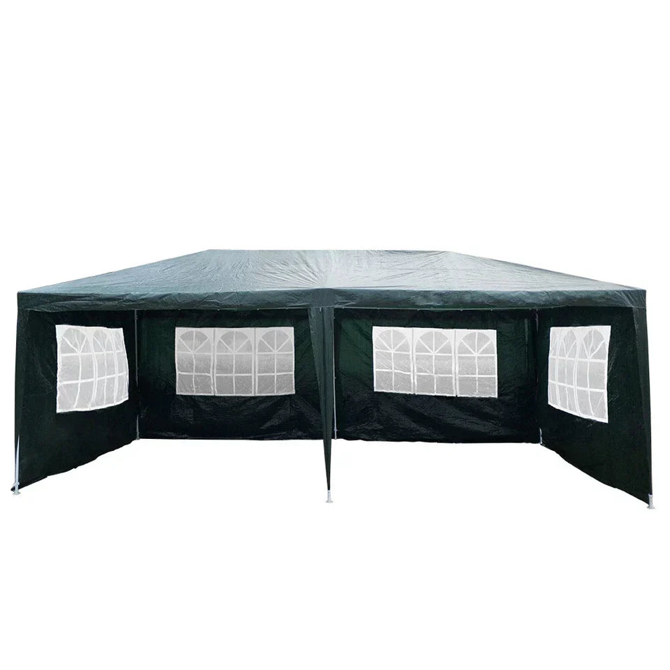 Gazebo Marquee Canopy Outdoor Patio Garden Wedding Party Tent | 4 side walls