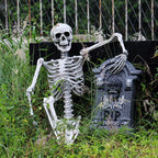 160CM Hanging Full Life Size Human Skeleton Model Halloween Party Prop Bar Decor
