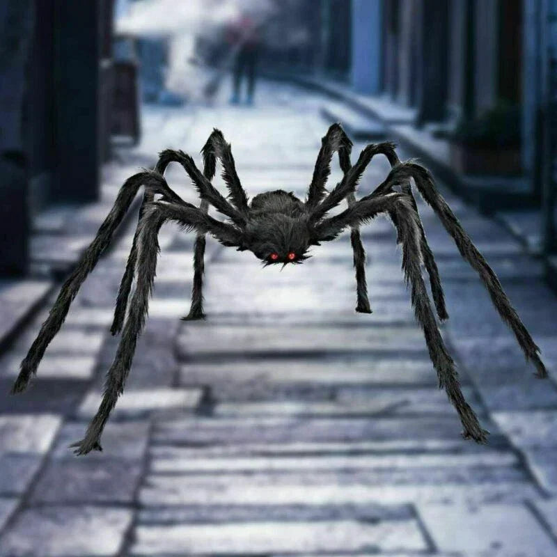 Large Halloween Big Giant Spider Indoor Outdoor Decoration Haunted House Prop