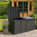 Large Outdoor Storage Box Garden Plastic Patio Container Chest 750L