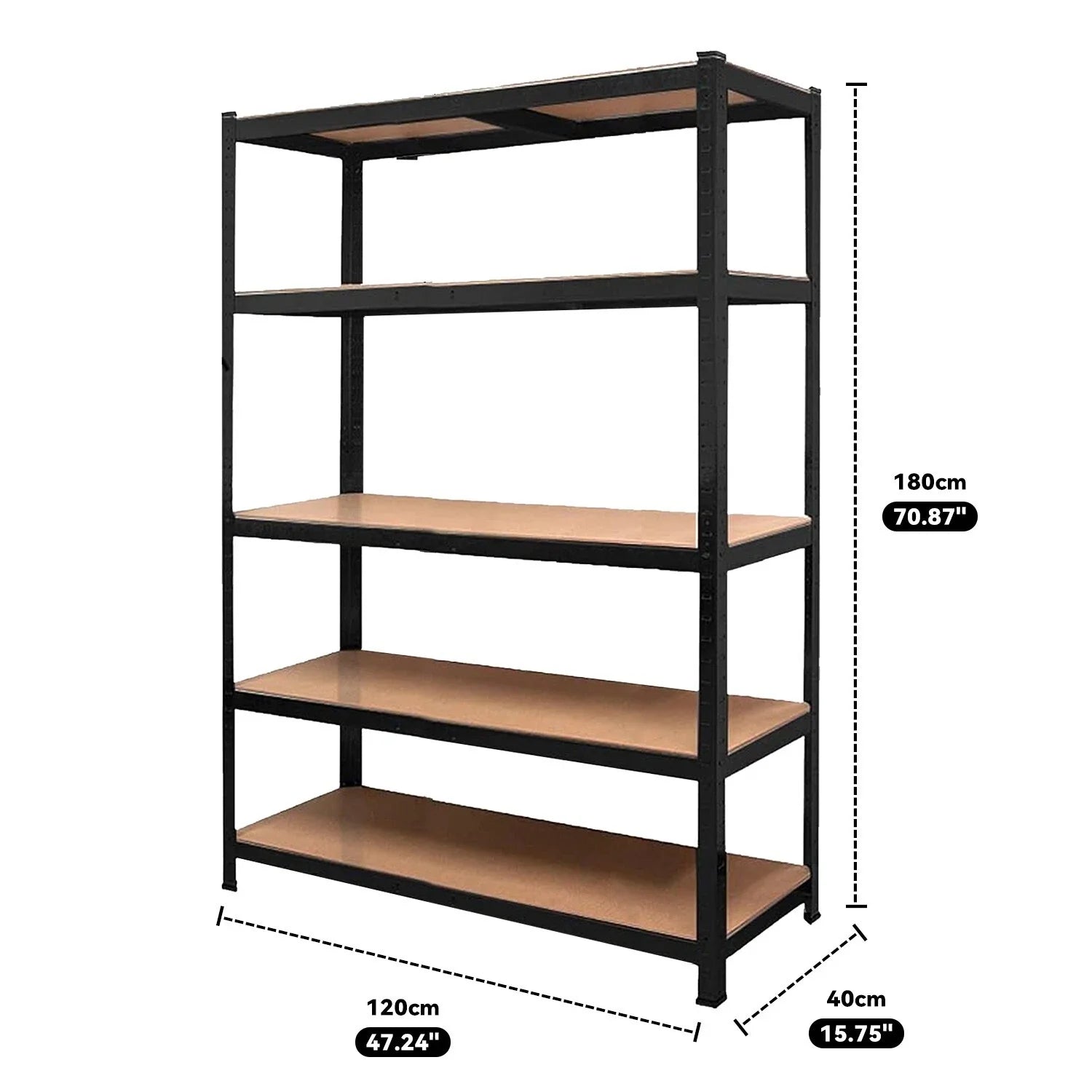 1.8M Warehouse Rack Storage Heavy Duty Steel