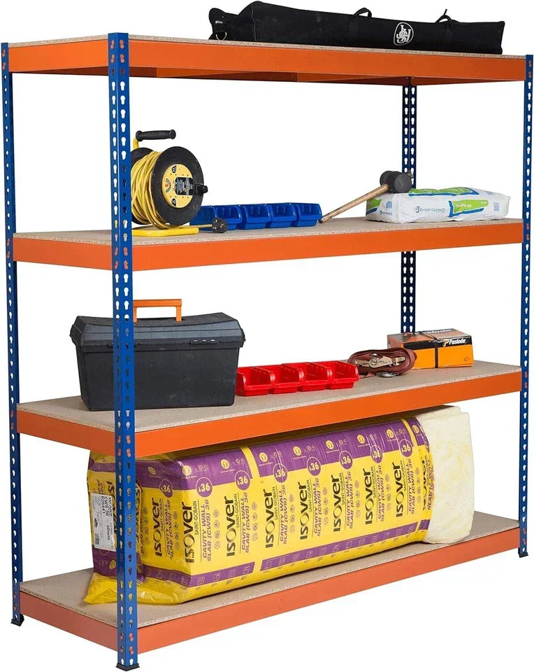 Heavy Duty Warehouse Racking Garage Shelving Storage Shelves Metal Shelf Unit 180x120x60cm