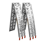 2 x Folding Loading Ramps - 2.2m 600kg Capacity Aluminium Van Trailer Loading
