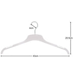 Strong Plastic Coat Clothes Hangers for Tops, Shirts, Dresses