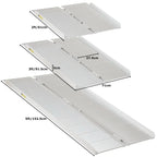 2ft/3ft/5ft Folding Portable Wheelchair Ramp Mobility Scooter Home/Car Threshold