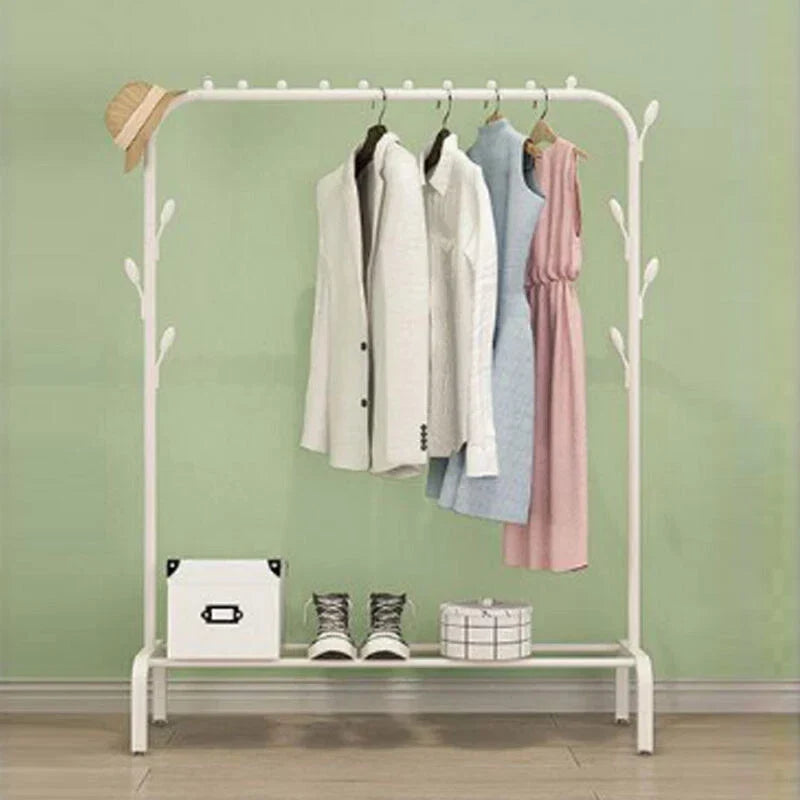 Heavy Duty Metal Clothes Rail Rack Garment Hanging Display Stand Storage Shelf