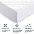 Extra Deep Quilted Water proof Mattress Protector Fitted Bed Cover