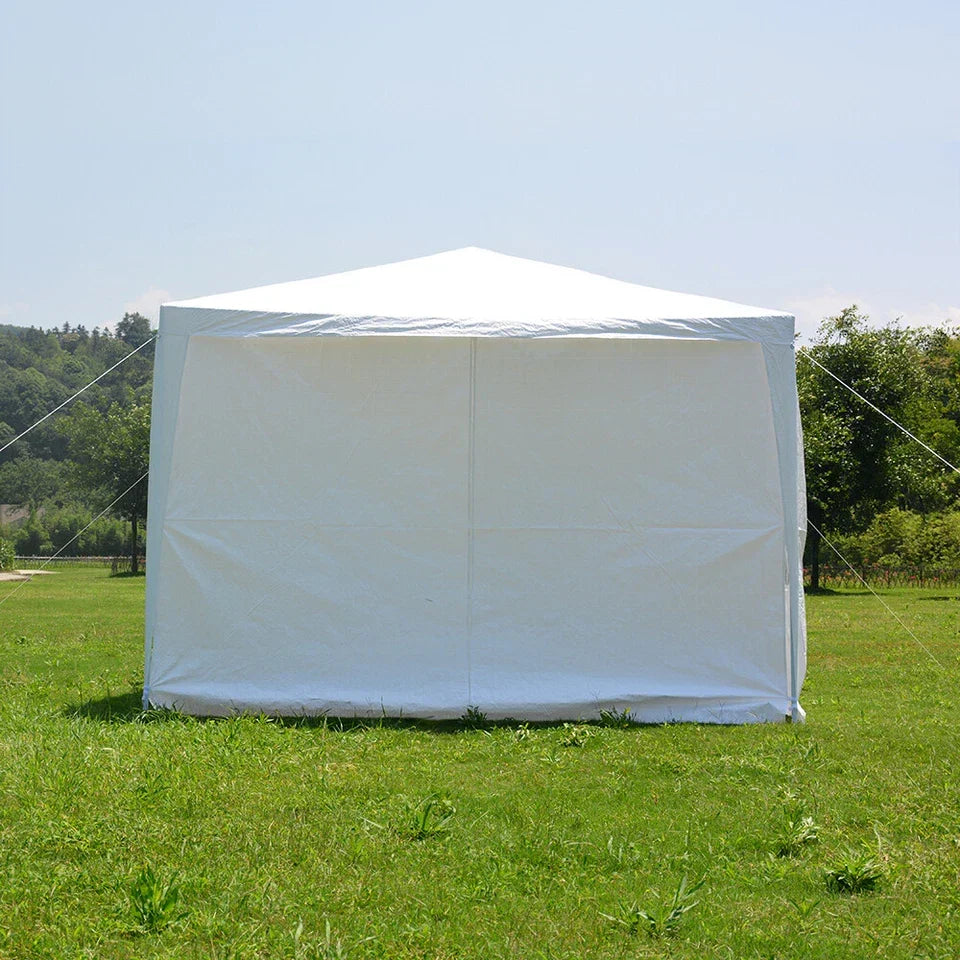 3x3m Waterproof Garden Outdoor PE Gazebo Marquee Canopy Party Tent