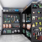 5 Tier Boltless Garage Storage Shelving Steel Racking Galvanised 198x100x50cm UK