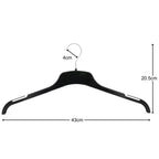 Strong Plastic Coat Clothes Hangers for Tops, Shirts, Dresses