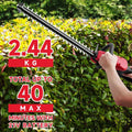 Electric Cordless Hedge Trimmer Tree Branch Cutter Tool with Battery & Charger