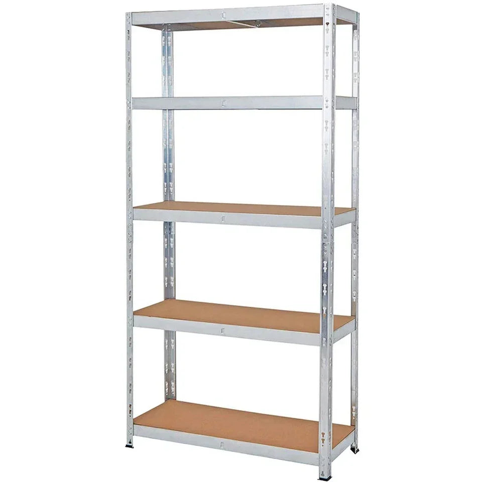 5 Tier Racking Shelf Heavy Duty Garage Shelving Storage Shelves 180x90x30cm