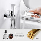Muslim Shower Mixer Kit, Hot and Cold Bidet Spray with Shattaf Sprayer