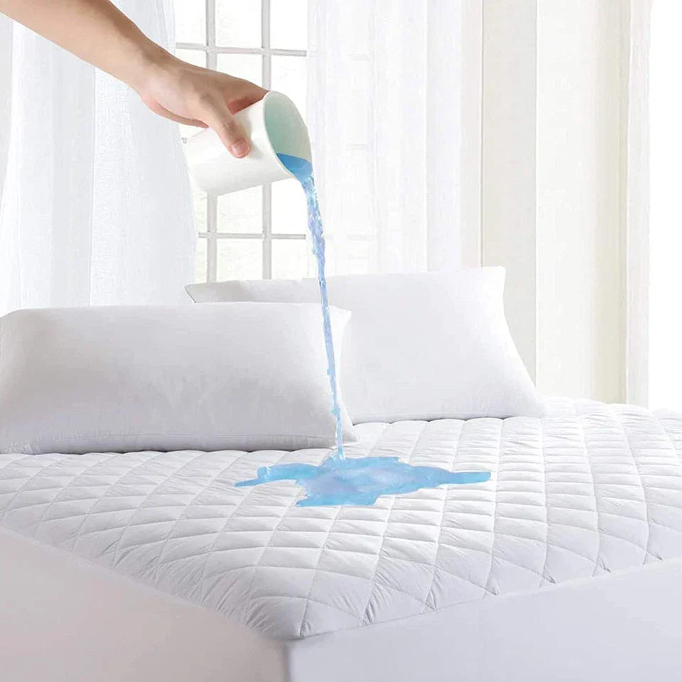Extra Deep Quilted Water proof Mattress Protector Fitted Bed Cover