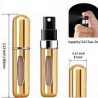 5ml Portable Perfume Atomizer Refillable Spray Bottle | Travel Mini Fragrance Container