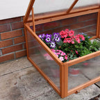 Wooden Cold Frame Mini Green Grow House Garden Plants Vegetables Seeds
