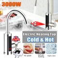 Electric Heating Tap Kitchen Bathroom Fast Instant Hot Water Heater Faucet UK