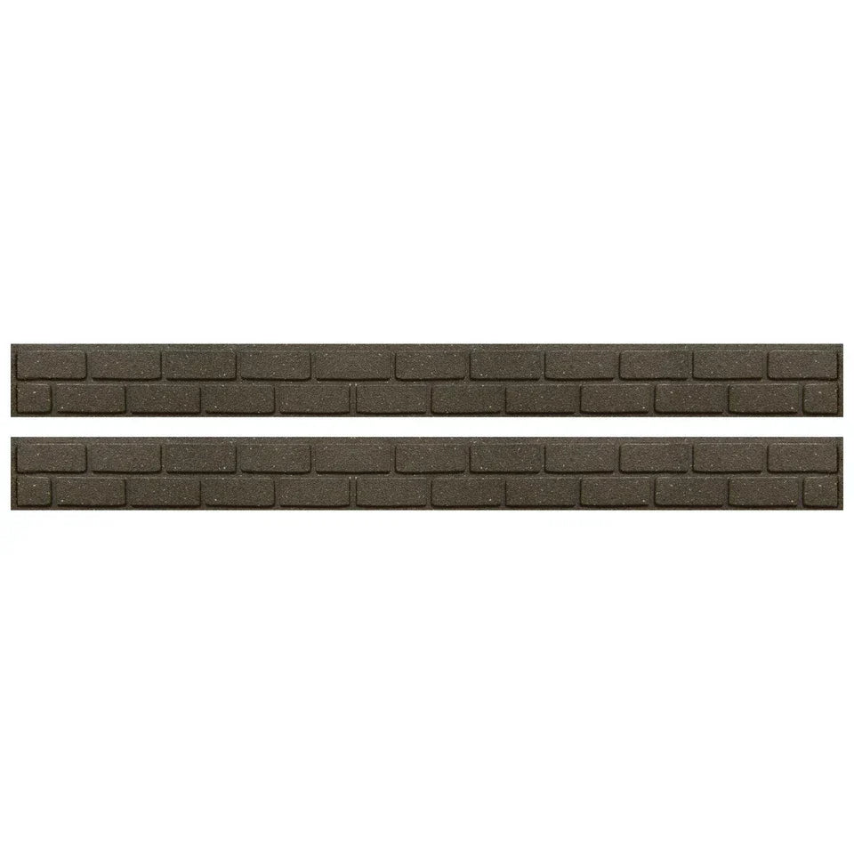 Garden Lawn Edging Flexible Flower Bed Border Wall Eco Recycled Rubber 'EZ' NEW