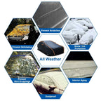 Waterproof 6 Layer Car Cover Heavy Duty Cotton Lined UV Protection