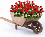 Wooden Wheelbarrow Cart Home & Garden