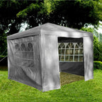 3x3m Gazebo With Sides Garden Marquee PE Awning Beach Tent