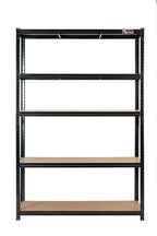 5 Tier Blue Metal Garage Shelving Unit 1000kg 180x120x60cm