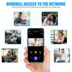 Wireless WiFi Smart Video Doorbell Phone Security Camera Door Ring Intercom Bell