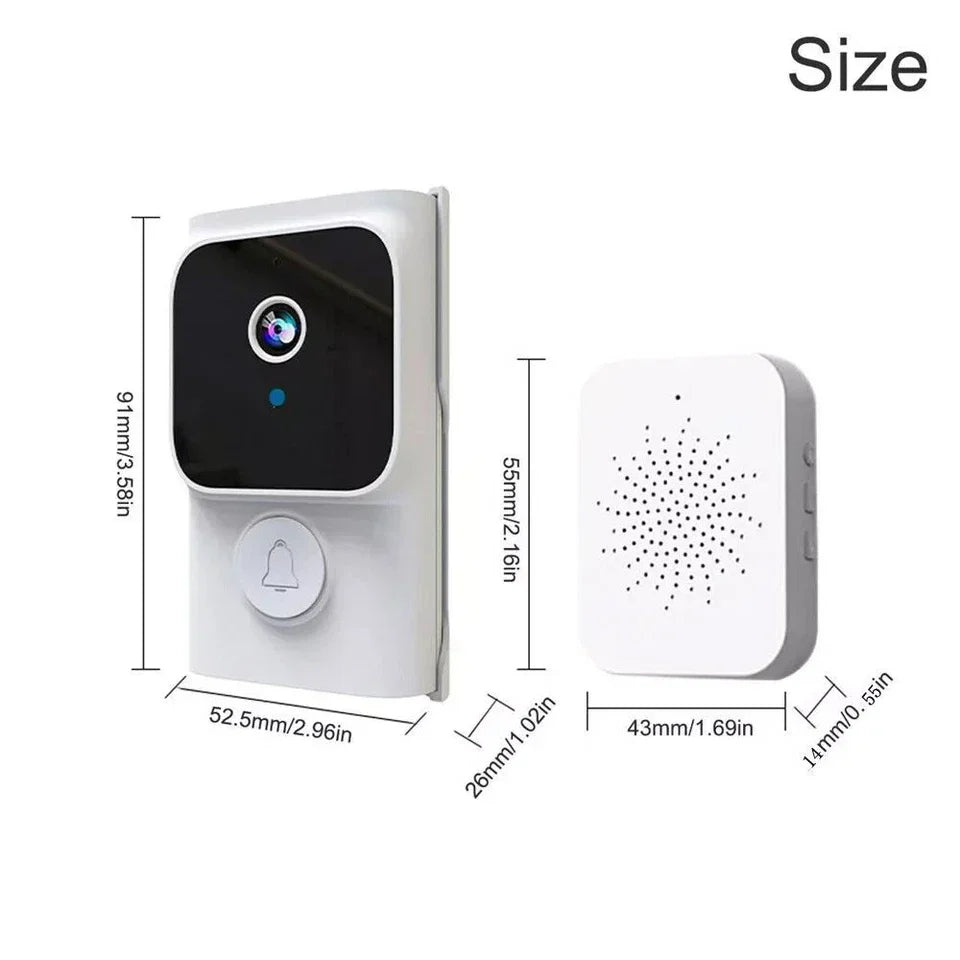 Wireless Smart Video Doorbell Wibell Security Intercom HD Video Camera Door Bell