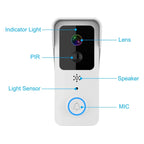 Wireless Smart WiFi Doorbell Video HD Camera Security Two-way Intercom Door Bell