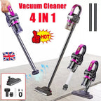 4 in 1 Stick Handheld Vacuum Cordless Vacuum Cleaner For Carpet Floor Pet Hair