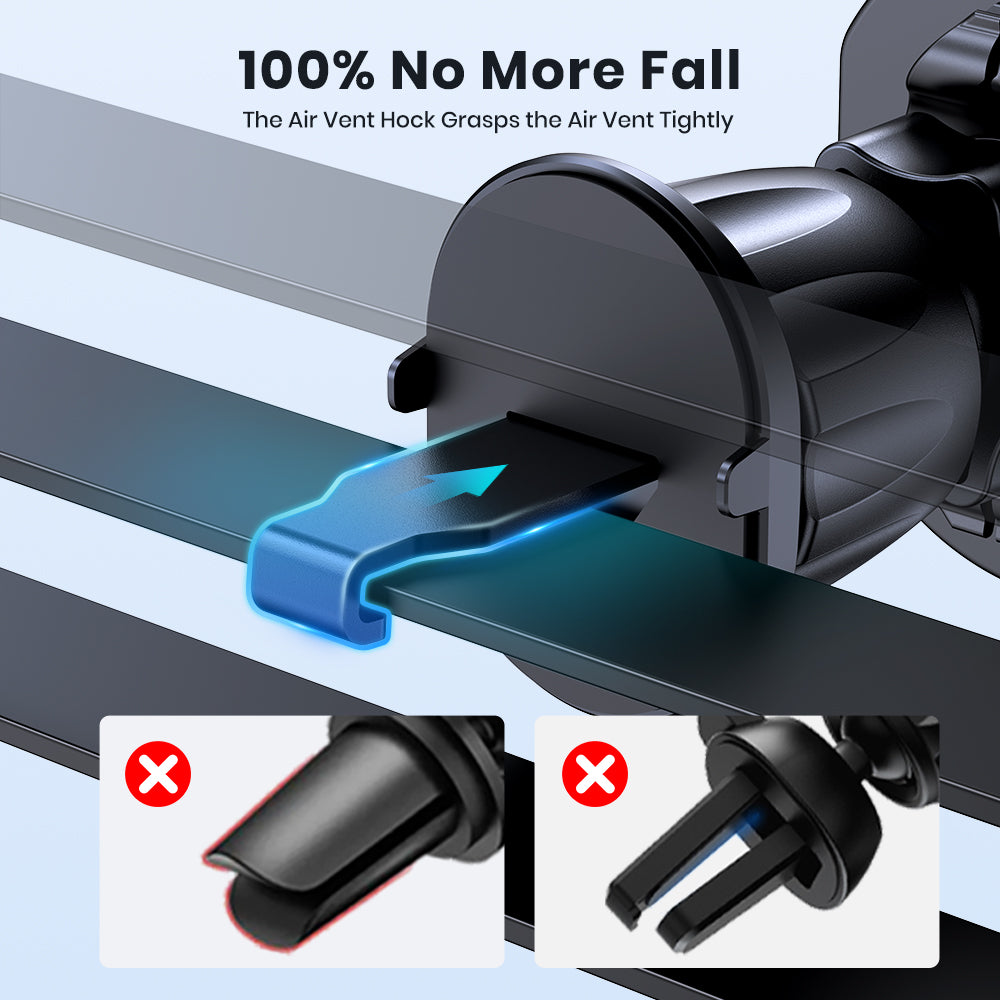 TOPK Magnetic Car Phone Holder for iPhone, Samsung & Xiaomi
