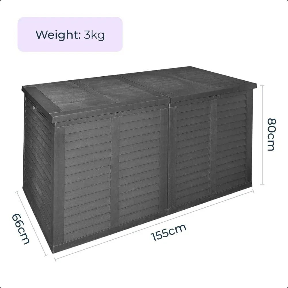 Large Outdoor Storage Box Garden Plastic Patio Container Chest 750L