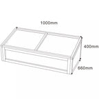 Wooden Cold Frame Mini Green Grow House Garden Plants Vegetables Seeds