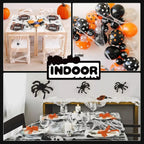 100cm LED Light Halloween Decoration Giant Spider Web Party Props Outdoor Decor