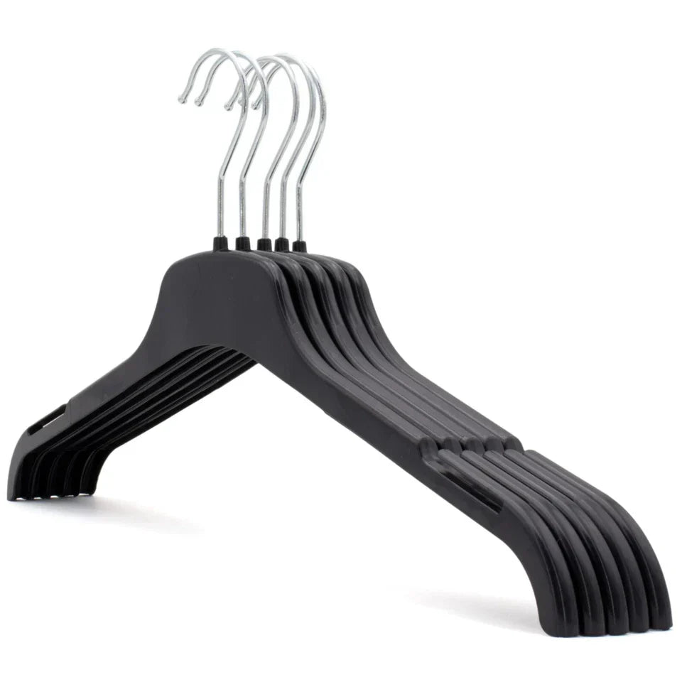 Strong Plastic Coat Clothes Hangers for Tops, Shirts, Dresses